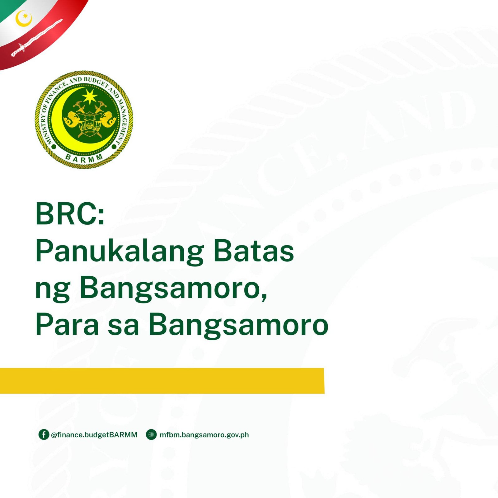 BRC: Panukalang Batas ng Bangsamoro, Para sa Bangsamoro
