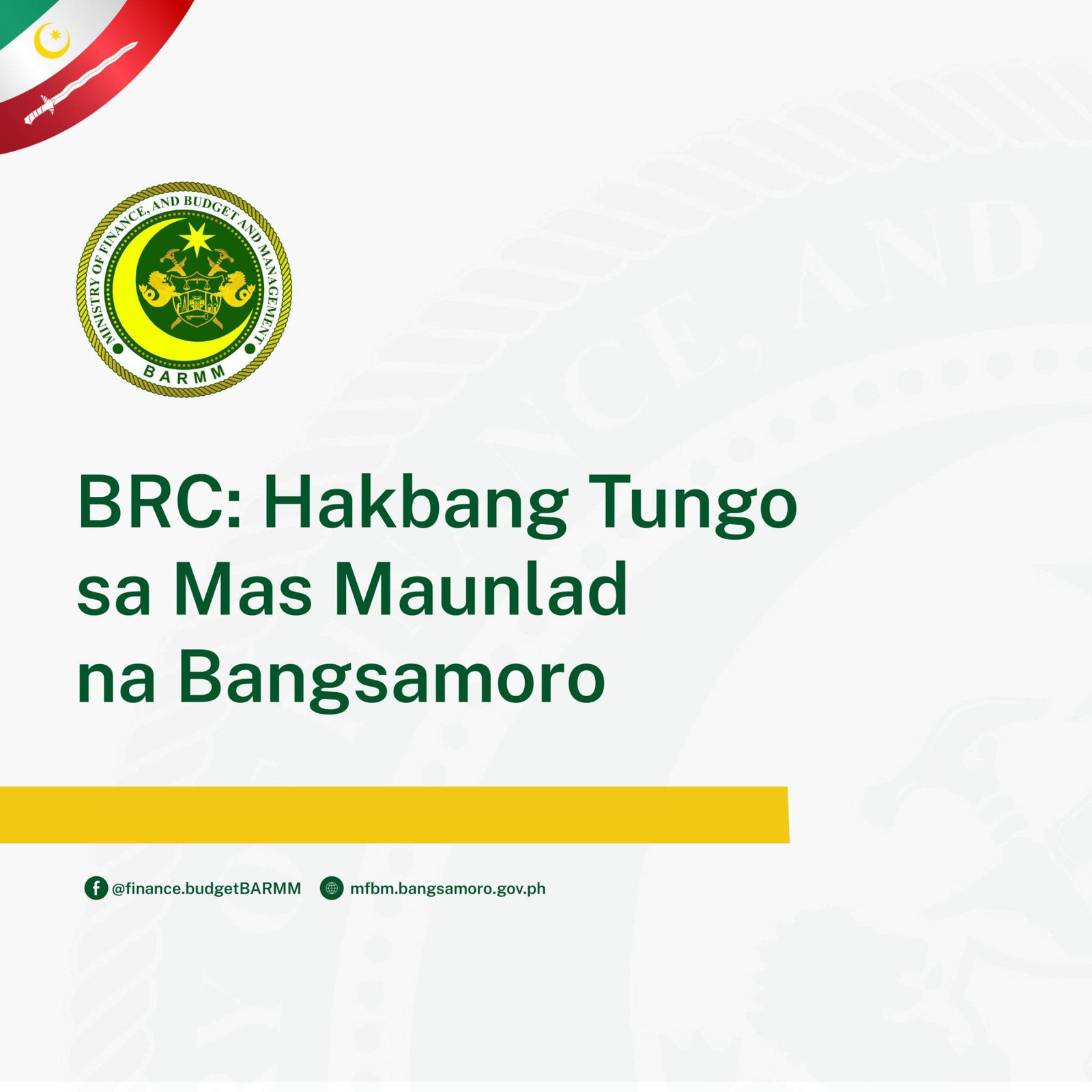 BRC: Hakbang Tungo sa Mas Maunlad na Bangsamoro